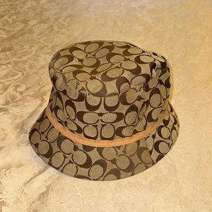 Vintage Coach Signature Bucket Hat
